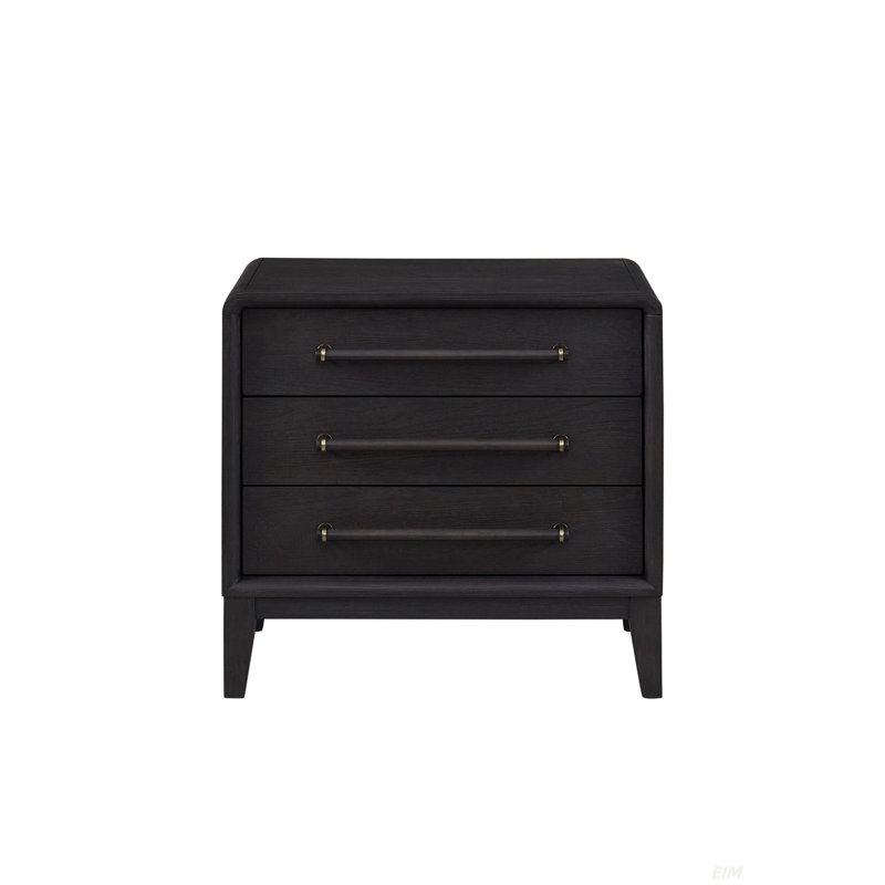 3 Drawer Nightstand With USB