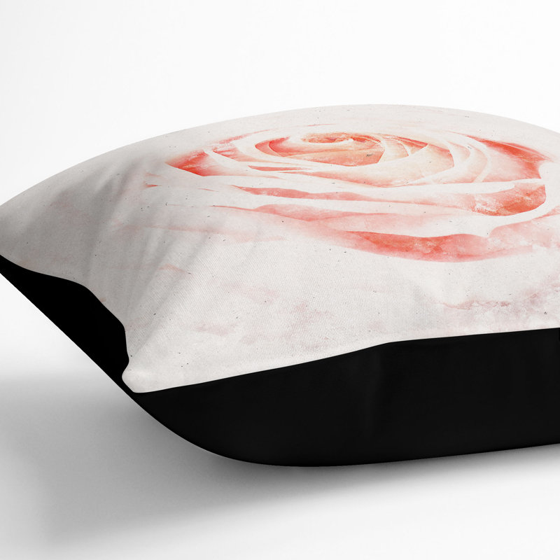 Square Throw Cushion, Black, 55cm H x 55cm W x 20cm D
