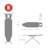 Brabantia Size B Medium Ironing Board with Solid Steam Iron Rest-28699342