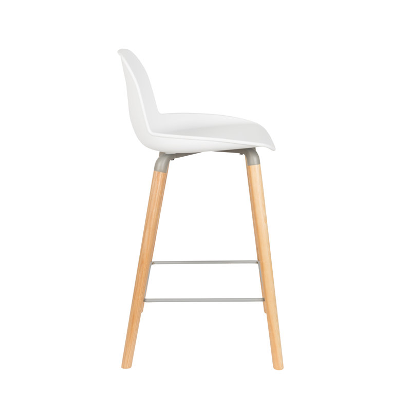 Albert Kuip Counter & Bar Stool, Counter Stool (26" Seat Height), White