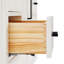 Meuble-lavabo simple en bois massif 66 po avec plateau en marbre de Carrare Tidworth-91360835-119088805