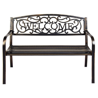 Asya Metal Outdoor Bench