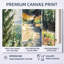 «Little Road In Mountain Landscape», ensemble d'art mural sur toile encadré champêtre-685728267-685728266