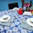 Floral Burst 100% Cotton Tablecloth Collection-1178838957