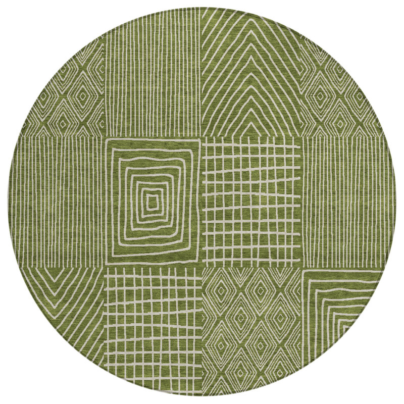 Tapis rond 8 po