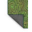 Vert abstrait/Tapis décoratif brun-1209183753