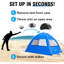 Abri de plage pour 3/4 personnes, parasol portatif