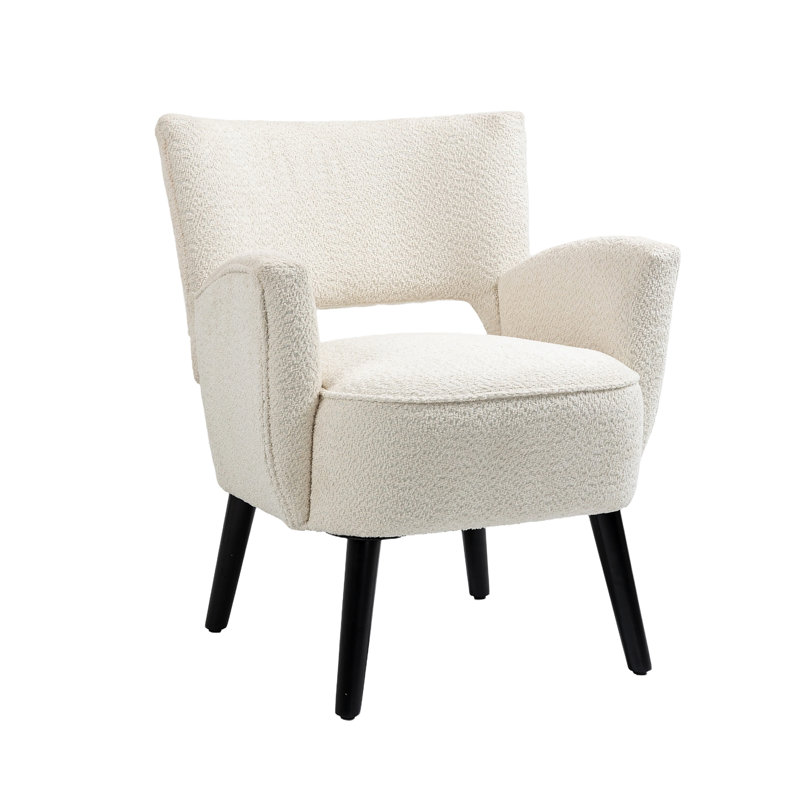 Fauteuil Sonette de 25,2 po de largeur, Tissu beige