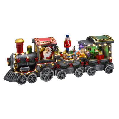 Train de Noël animé 20 po