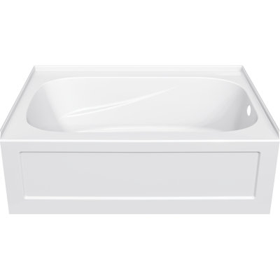60'' x 32'' Alcove / Tile In Soaking Acrylic Bathtub