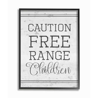 " Caution On Free Range Children " by Daphne Polselli