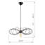 Luminaire suspendu simple à hauteur réglable-80218076
