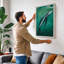 Whale in Motion Coastal - Wrapped Canvas-682101941-682101942