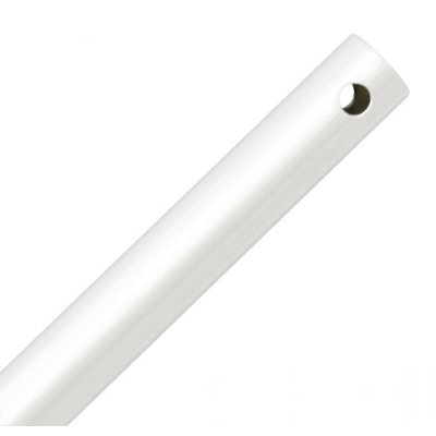 Anarkali Ceiling Fan Downrod in Matte White
