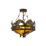 Rustic Lodge 2 - Light Semi Flush Mount