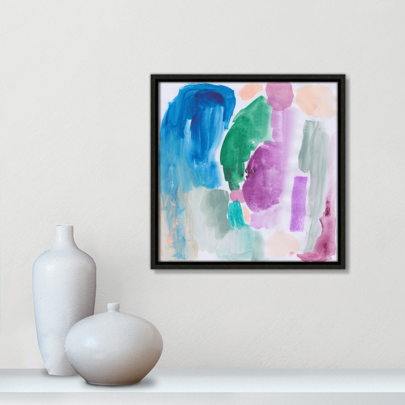 Vivid Space III - Square Version Print par Bea Dina, H 13,5 po x l 13,5 po, Espresso