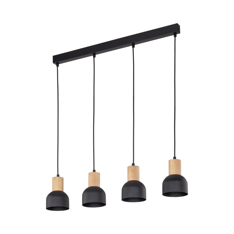 Aindrias 4 - Light Stainless Steel Kitchen Island Pendant
