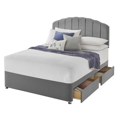 Silentnight upholstered premium Divan bed - base only