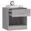 Doraville 1 Drawer Bedside Table-87842792
