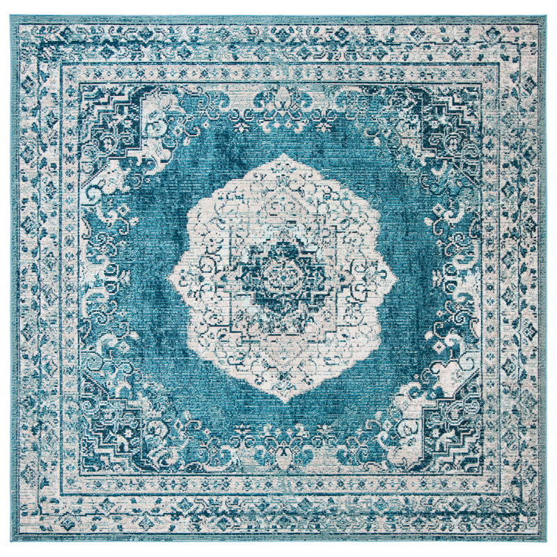 Haneul Performance Oriental Rug, Square 7'