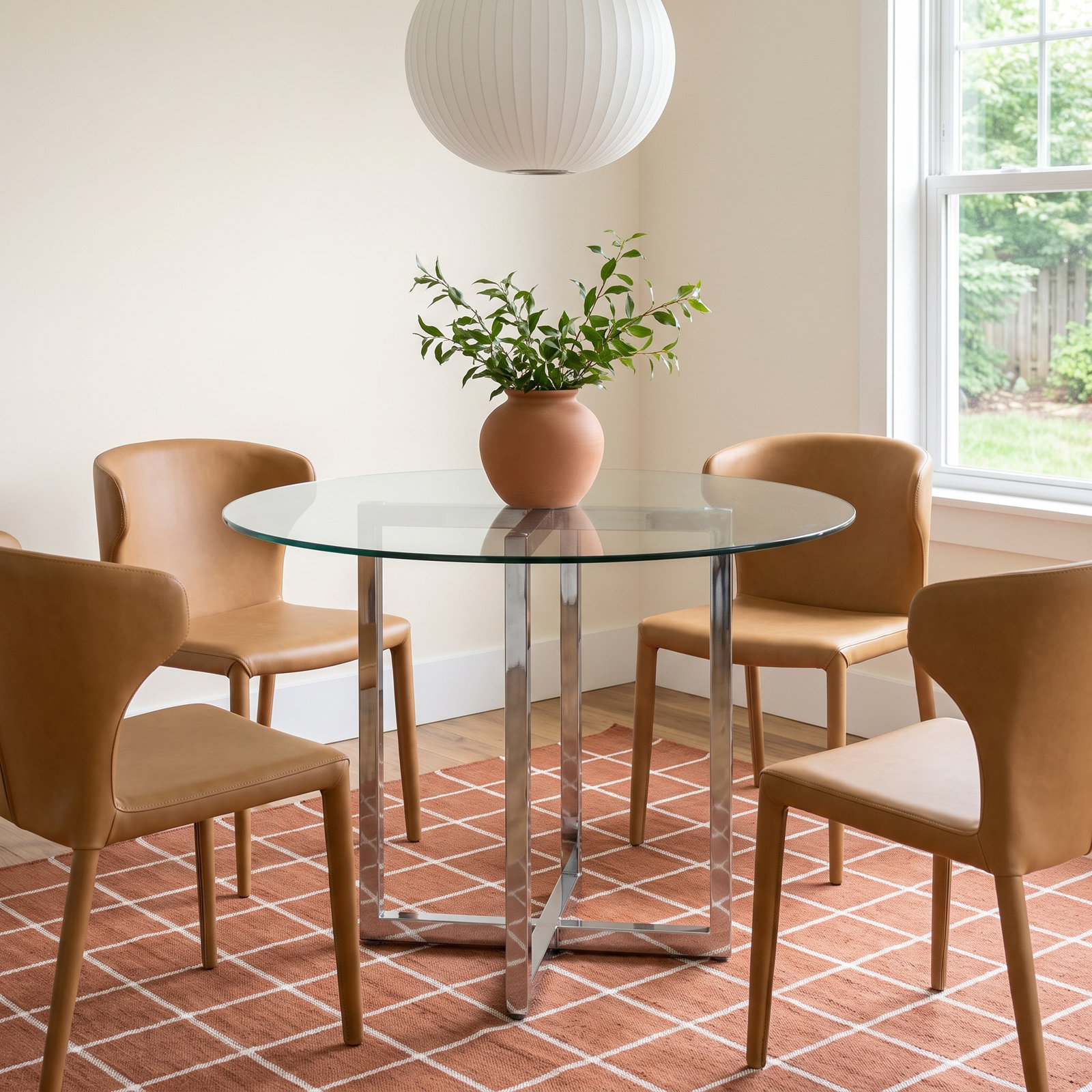 Dern 54" Glass Dining Table, Bar (42" Height), 32" W x 32" L