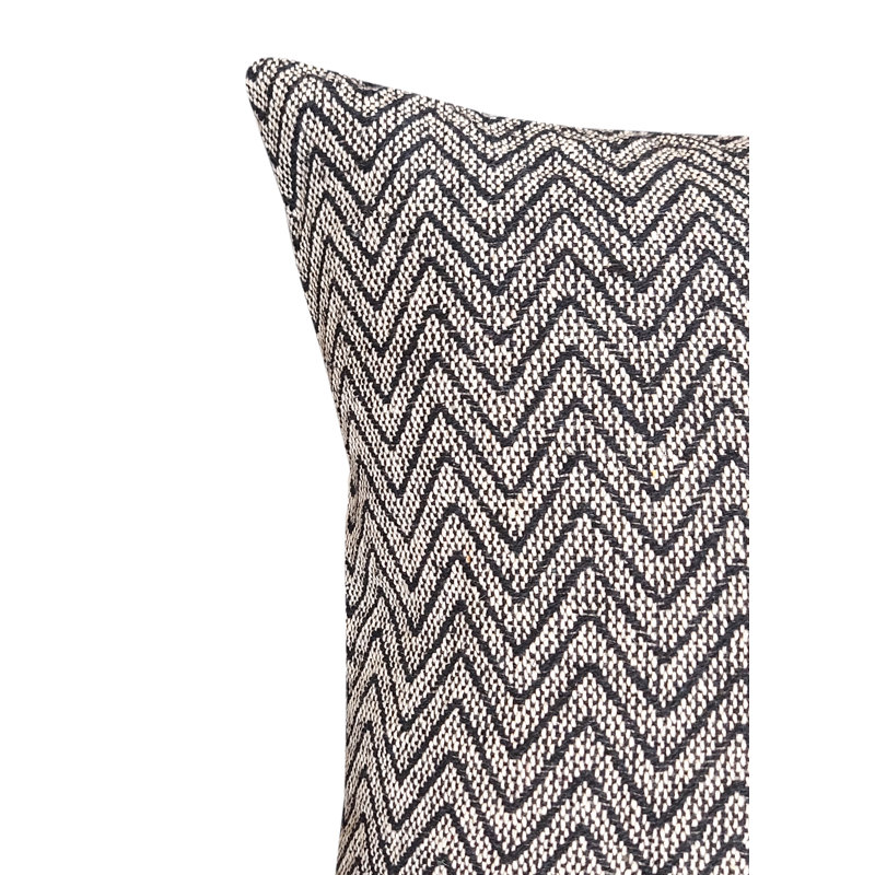 Coussin intérieur / extérieur carré à chevrons