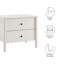 Table de chevet 2 tiroirs Emmeline-106714577