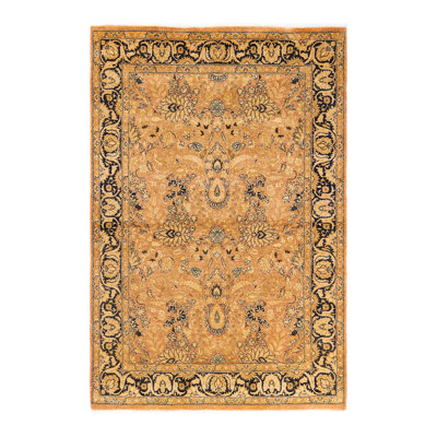 Classic One-of-a-Kind 4' 3" x 6' 2" Hand Knotted Area Rug