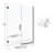 Celesta 45" W x 76" H Semi-Frameless Shower Door-15662672-15662674
