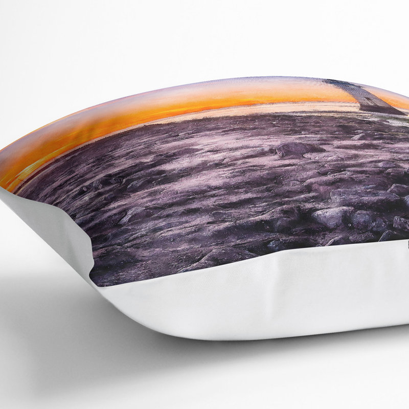 Square Cushion, 40cm H x 40cm W x 15cm D, White