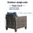 Kaniha Wicker Outdoor Lounge Chair-1849108689