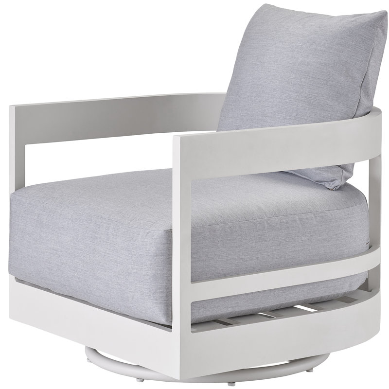 Chaise longue pivotante avec coussins Nicolina