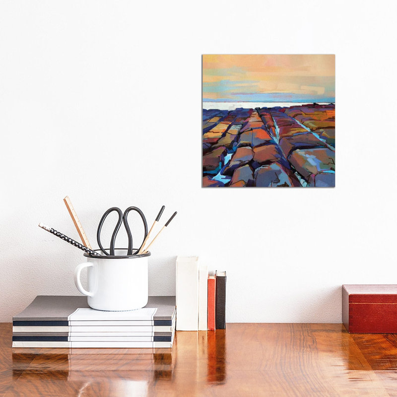 Rocks At Pampa III by Kevin Lowery - Wrapped Canvas Painting, 30.48 cm H x 30.48 cm W