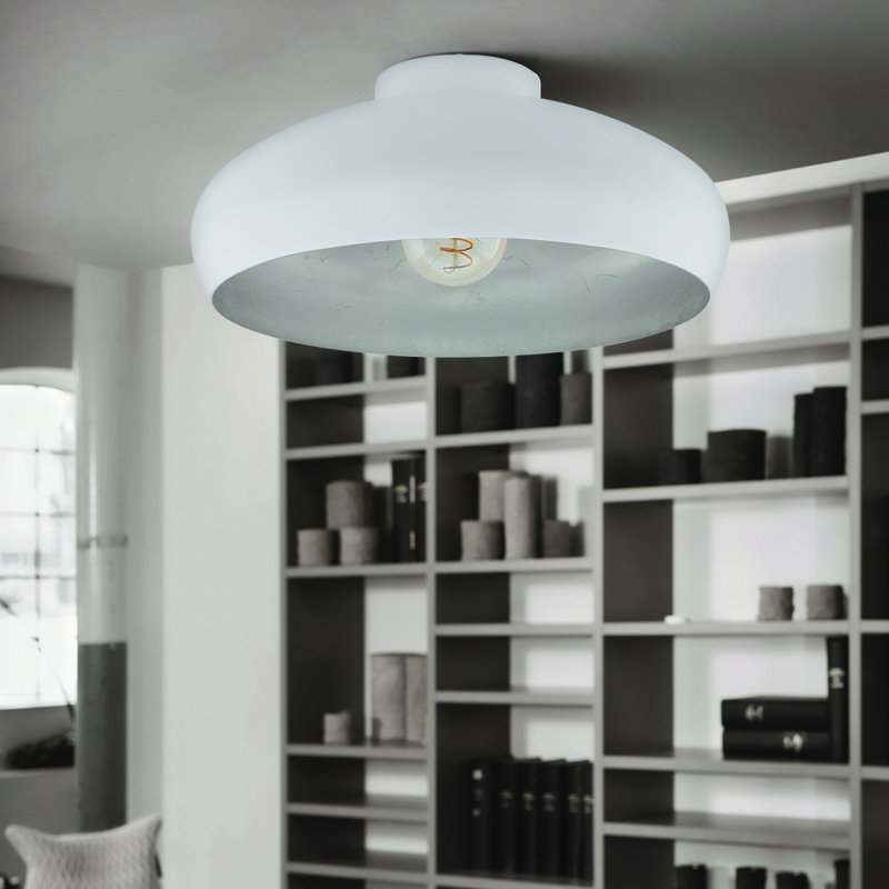 Bouziane Flush Mount, White