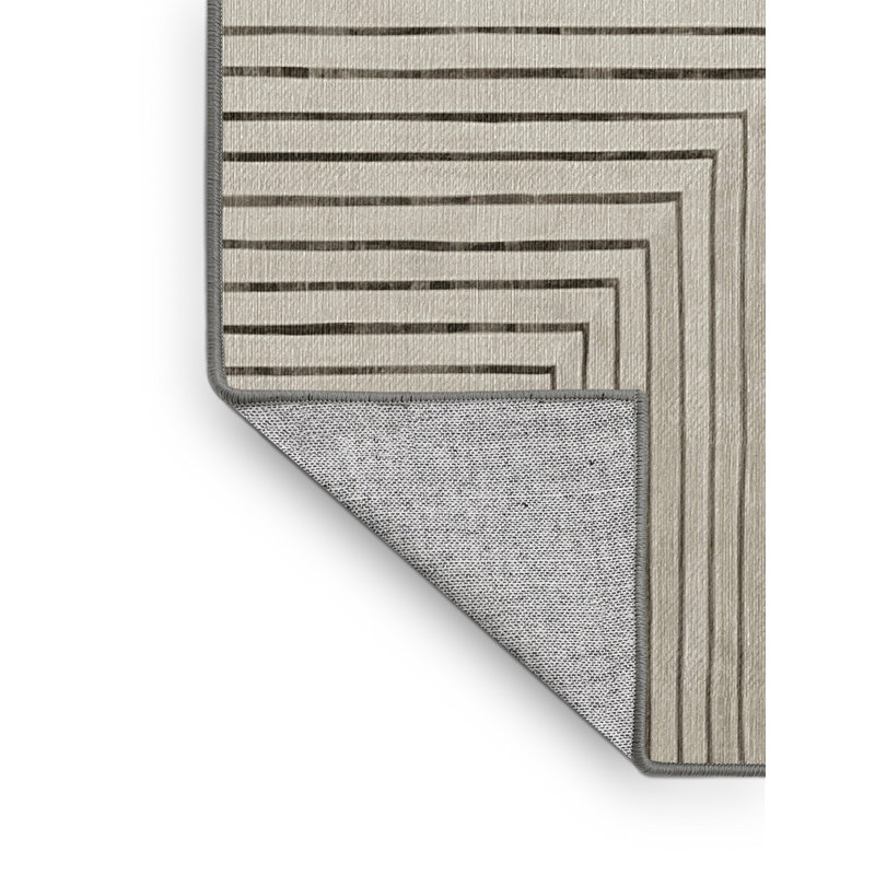 Tapis gris lavable à la machine GSIX03645, Tapis de couloir 2 pi x 5 pi