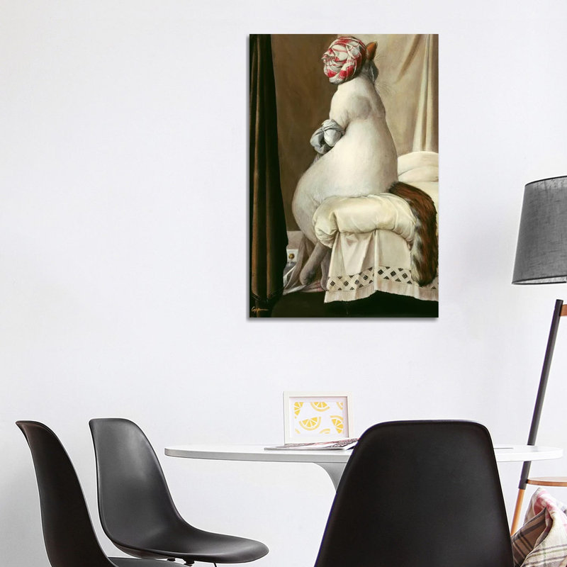 Cat Bath by Melinda Copper - Wrapped Canvas Gallery-Wrapped Canvas Giclée, 101.6 cm H x 66.04 cm W x 1.91 cm D