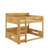 Queen Over Queen Bunk Bed With Storage Shelves And USB Ports-1586553837