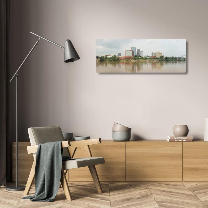 Little Rock Cityscape, Arkansas, H 9 po x l 24 po