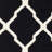 Rodgers Hand Woven Flat Weave Wool/Cotton Geometric Rug in Black/Ivory-283924063