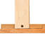 Structure de lit plateforme en bois massif grand format avec tête de lit - sommier tapissier assemblage facile Fabrication en bois de couleur chêne Non