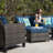 Allcot Rattan Sectional Seating Group with Cushions-1699845903