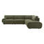 Canapé d'angle modulaire Nita Ashira 4 pièces avec pouf-134027680