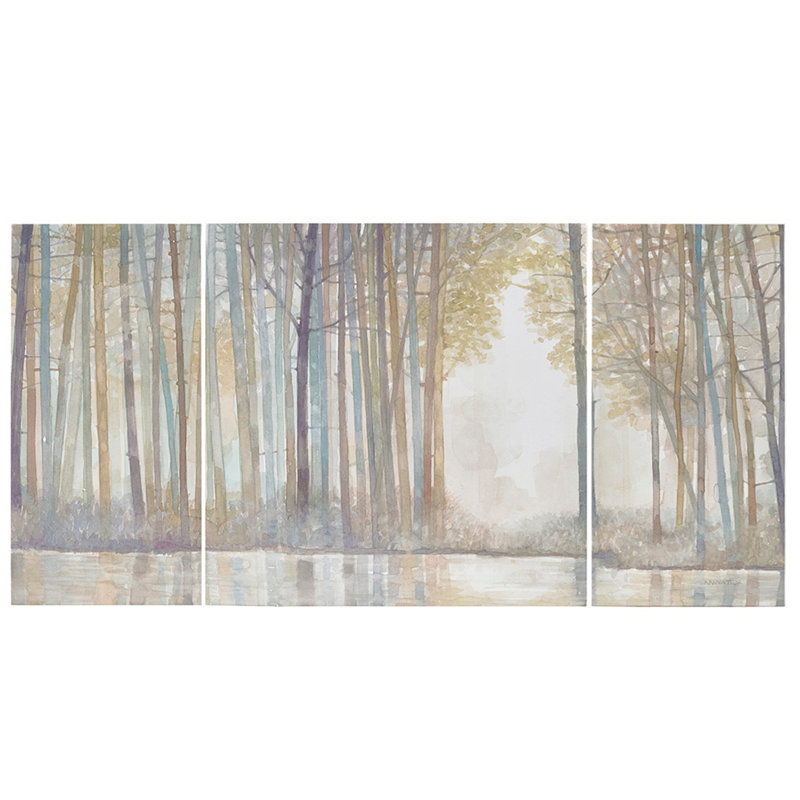 Triptyque classique sur toile