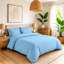 Ultra Soft 3-Piece Dyed Duvet Cover Set With Pillowcases-119208090-119208106