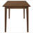 Liandra Chestnut 5-piece Dining Set