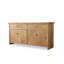 Buffet rectangulaire en bois massif 62,99 "brun