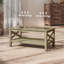 Table basse en verre