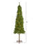 Arbre de Noël artificiel pin vert avec lumières claires/blanches-4948999