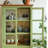 Green Manufactured Wood Display Cases
