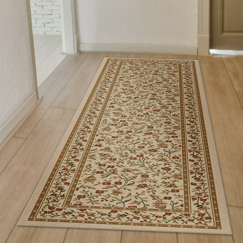 Tapis ivoire / blanc cassé Weisgerber, Tapis de couloir 2 pi 2 po x 7 pi 7 po
